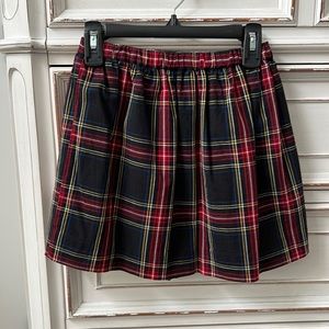 J Cree girls plaid skirt. Size 6-7